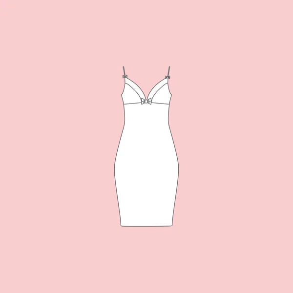 Нічний. жіночий одяг. нічна сукня . — стоковий вектор