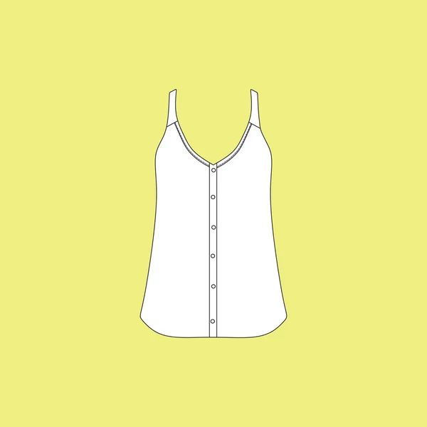 家居服。休闲。女式服装。返回页首。衬衫。夏季衬衫. — 图库矢量图片