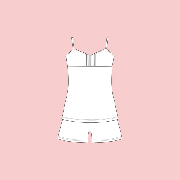 Jumper. vêtements de maison pour femmes. pyjama. top . — Image vectorielle