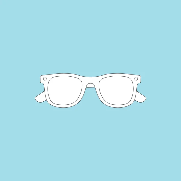 Brillen. accessoire. Zonnebril. kleding, — Stockvector
