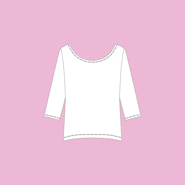 女式服装。休闲服。跳线。衬衫. — 图库矢量图片