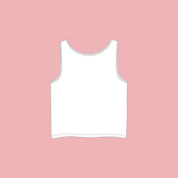 Camisa. Camiseta de mujer. blusa de verano. arriba . — Vector de stock