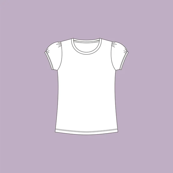 Roupa de casa. casual. Roupas femininas. Topo. camisa. blusa de verão . — Vetor de Stock