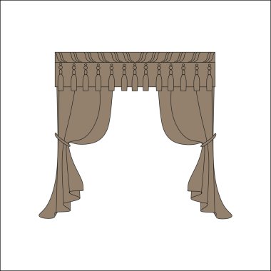  iç Tekstil. pencere dekorasyon. Perdeler.