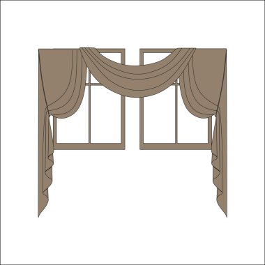  iç Tekstil. pencere dekorasyon. Perdeler.