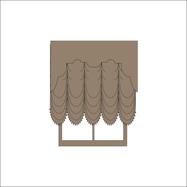  iç Tekstil. pencere dekorasyon. Perdeler.