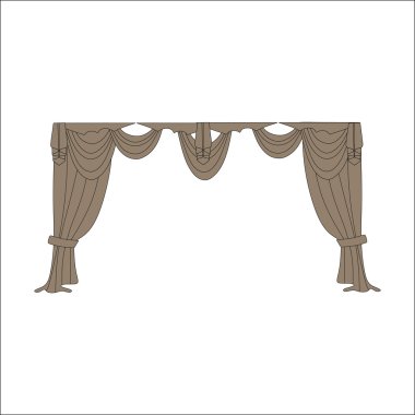  iç Tekstil. pencere dekorasyon. Perdeler.