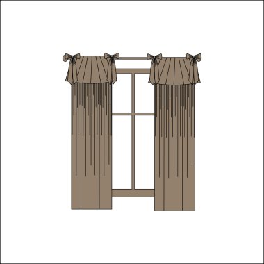  pencere dekorasyon. perdeler. iç Tekstil.