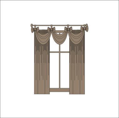  pencere dekorasyon. perdeler. iç Tekstil.