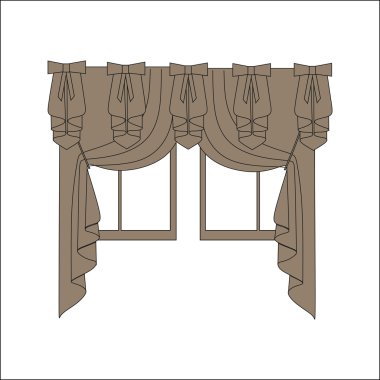  iç Tekstil. pencere dekorasyon. Perdeler.