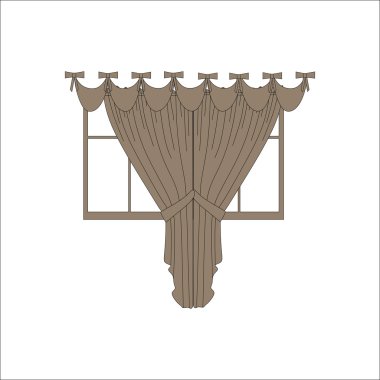  iç Tekstil. pencere dekorasyon. Perdeler.