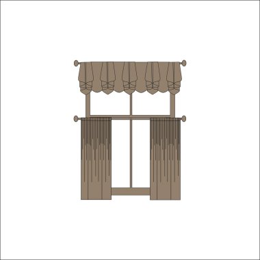 pencere dekorasyon. perdeler. iç Tekstil. 