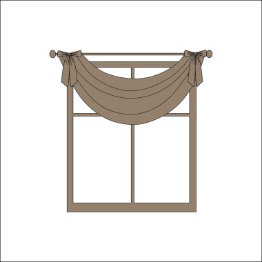 pencere dekorasyon. perdeler. iç Tekstil. 