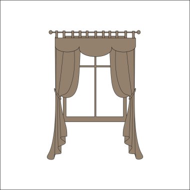 pencere dekorasyon. perdeler. iç Tekstil. 