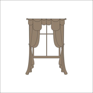 pencere dekorasyon. perdeler. iç Tekstil. 