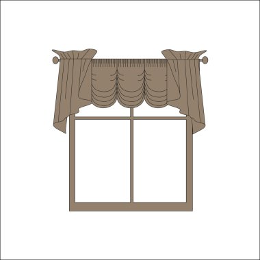 iç Tekstil. pencere dekorasyon. Perdeler. 