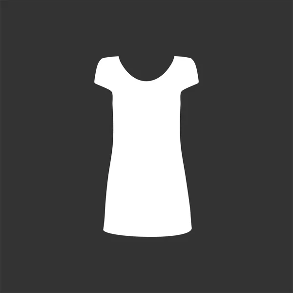 Vrijetijdskleding. jurk vrouwen getekende vector. — Stockvector
