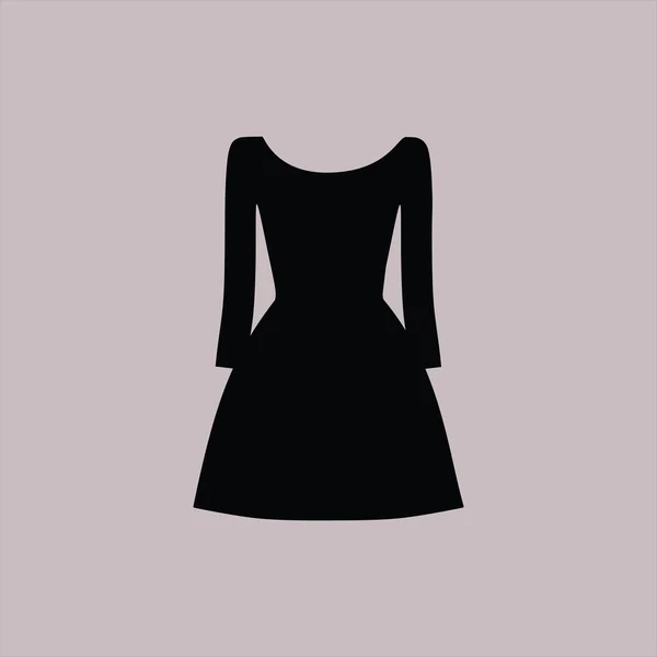 Vapaa-ajan vaatteita. mekko naiset piirretty vektori . — vektorikuva