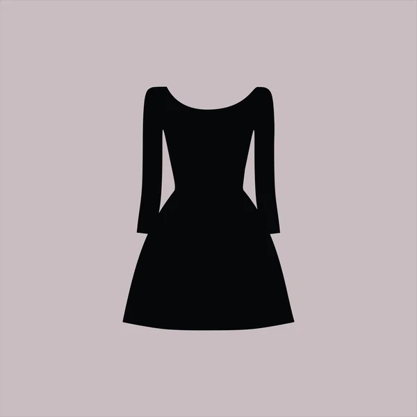 Ropa casual. vestido mujeres dibujado vector . — Archivo Imágenes Vectoriales