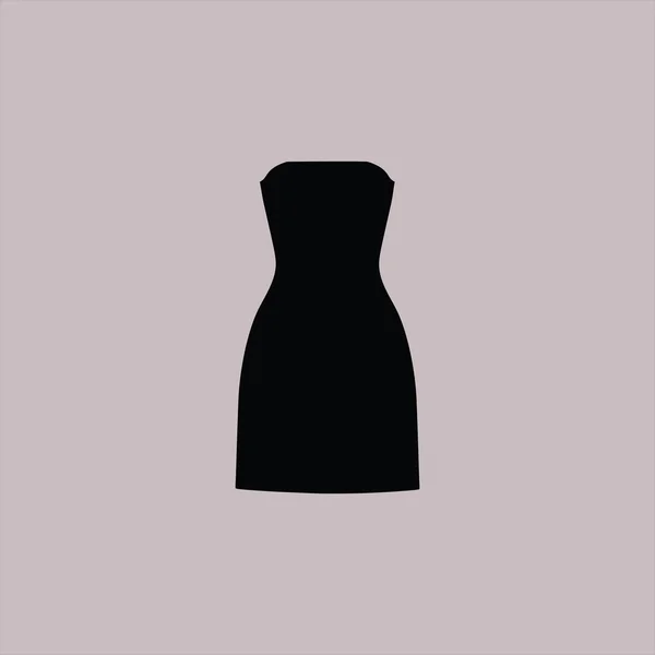 Ropa casual. vestido mujeres dibujado vector . — Archivo Imágenes Vectoriales