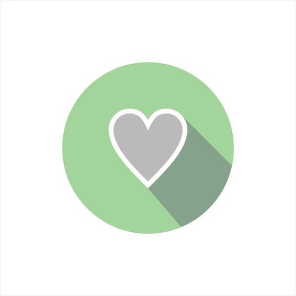 Illustration icône coeur, amour, comme. vecteur — Image vectorielle