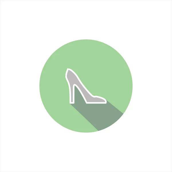 Illustratie van de pictogrammen van de schoenen. vector — Stockvector