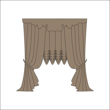  iç Tekstil. pencere dekorasyon. Perdeler.