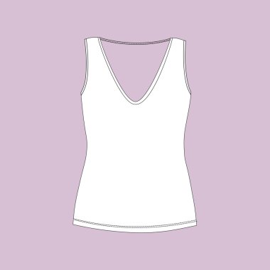 Kadın iç çamaşırı T-shirt. Bayanlar üst. kolsuz tişört. 