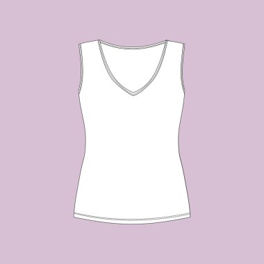 Kadın iç çamaşırı T-shirt. Bayanlar üst. kolsuz tişört. 