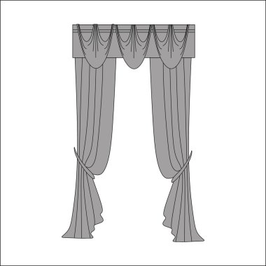  iç Tekstil. pencere dekorasyon. Perdeler.