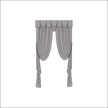 iç Tekstil. pencere dekorasyon. Perdeler. 