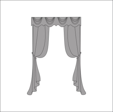 pencere dekorasyon. perdeler. iç Tekstil. 