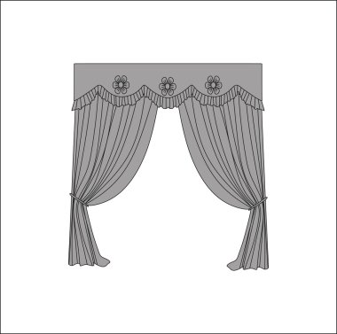  iç Tekstil. pencere dekorasyon. Perdeler.