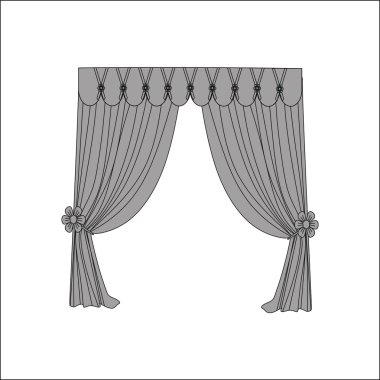  iç Tekstil. pencere dekorasyon. Perdeler.