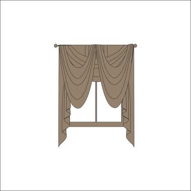 iç Tekstil. pencere dekorasyon. Perdeler. 