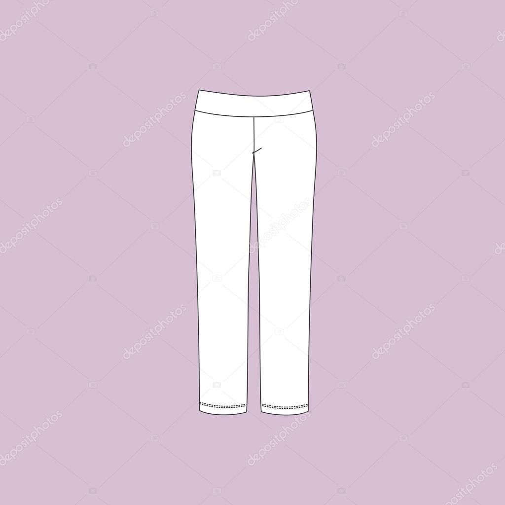 Pajama pants. Trousers for women. — Stock Vector © anytaktlv #110805404
