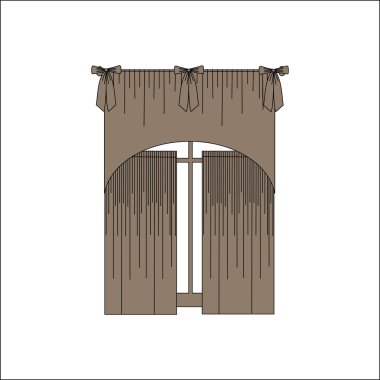  pencere dekorasyon. perdeler. iç Tekstil.