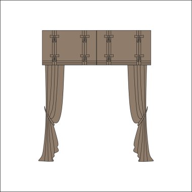  pencere dekorasyon. perdeler. iç Tekstil.