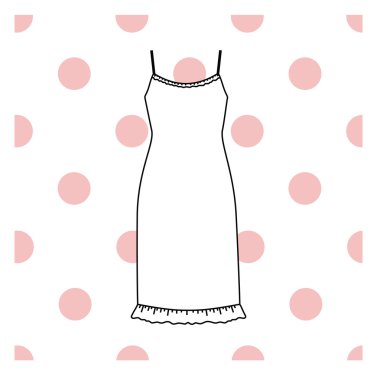 Kadın geceliği. ev mayo elbise.