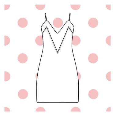 Kadın geceliği. ev mayo elbise.