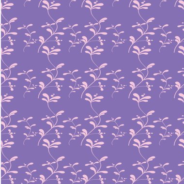  desen bitkiler ile. Çiçek deseni.