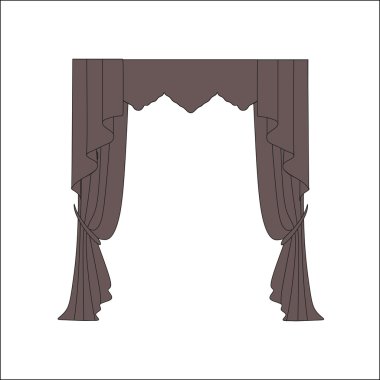 iç Tekstil. pencere dekorasyon. Perdeler. 