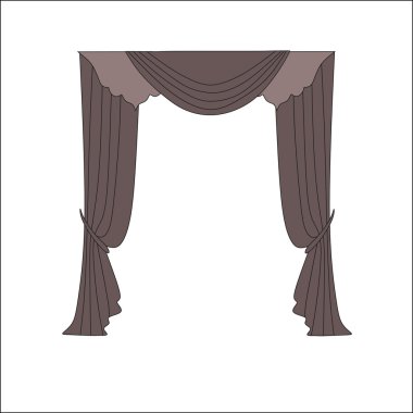 iç Tekstil. pencere dekorasyon. Perdeler. 