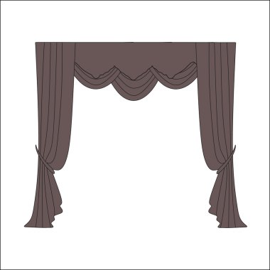 iç Tekstil. pencere dekorasyon. Perdeler. 