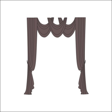 pencere dekorasyon. perdeler. iç Tekstil. 