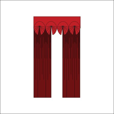 pencere dekorasyon. perdeler. iç Tekstil. 