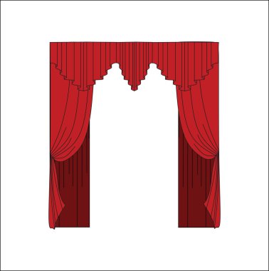 pencere dekorasyon. perdeler. iç Tekstil. 