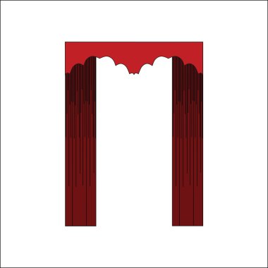 pencere dekorasyon. perdeler. iç Tekstil. 