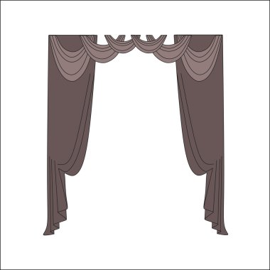 pencere dekorasyon. perdeler. iç Tekstil. 