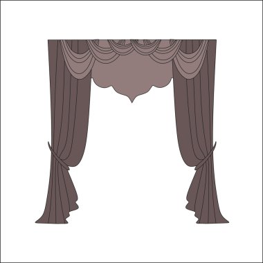 pencere dekorasyon. perdeler. iç Tekstil. 